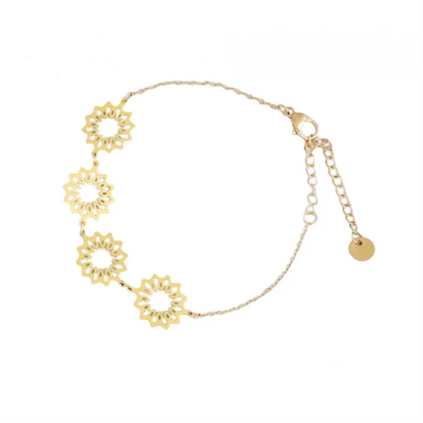 Bransoletka ze złota Rozety