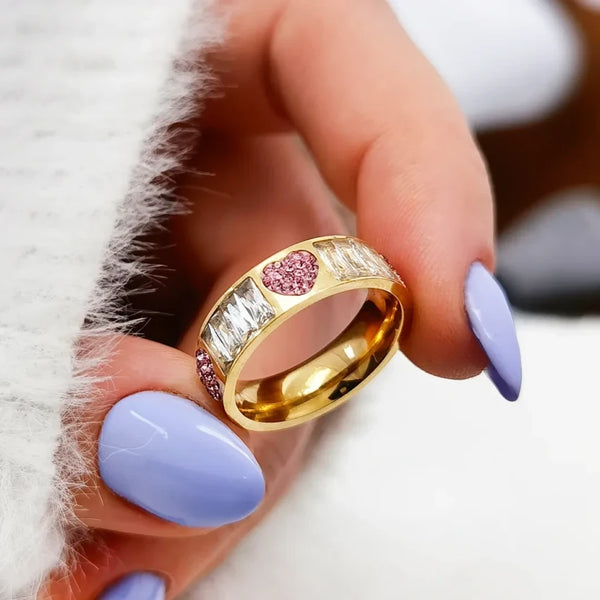 Pierścionek Sweet Pink